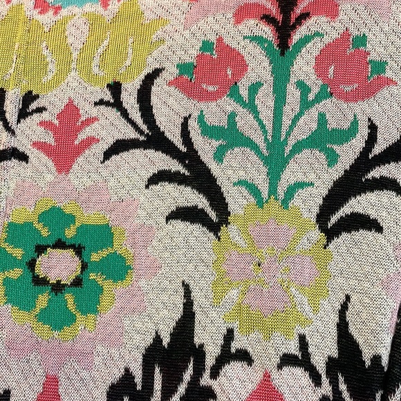 Aldomartins (Anthropologie) bold boho soft floral blazer  *Made in Spain* - Picture 8 of 15